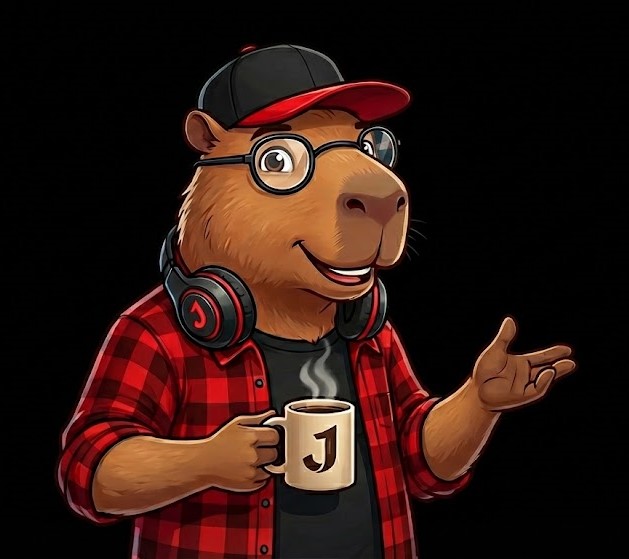 Mascote Jotinha Capivara Técnico